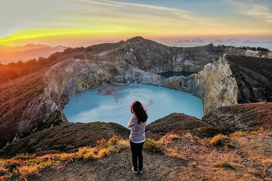 Kelimutu Three Colored Lakes Flores